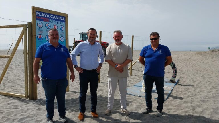 #LALÍNEA Entra en servicio la playa canina de Santa Clara