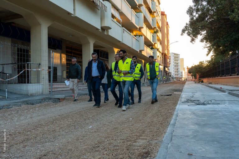 Las obras de regeneración de la Avenida de España se encuentran bastante avanzadas