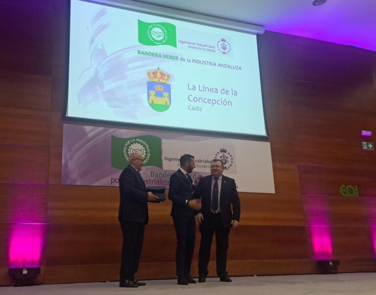 La Línea, distinguida con la Bandera Verde por el Colegio de Ingenieros Industriales de Andalucía Occidental