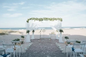 imagen de boda en la playa