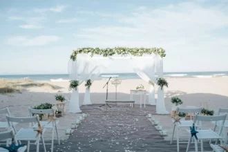 imagen de boda en la playa