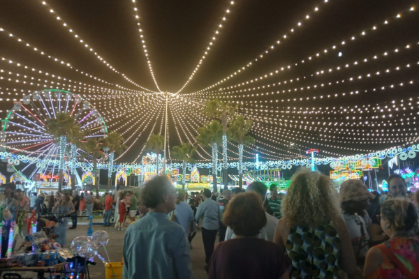 Tráfico Especial Cierre Feria La Línea 2026 Fuegos artificiales